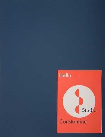 Studio Constantine » Studio Constantine #poster #stationery #2 #colour #typography