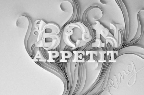 3d type. #craft #paper