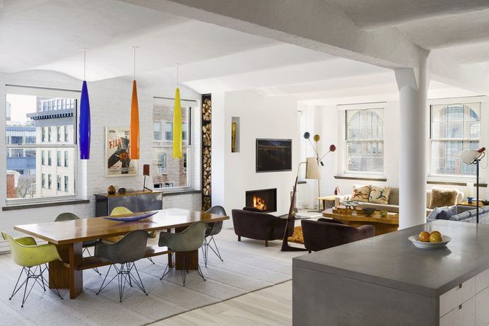 Greenwich Industrial Loft in Manhattan's Tribeca Becomes a Cozy Homes 2