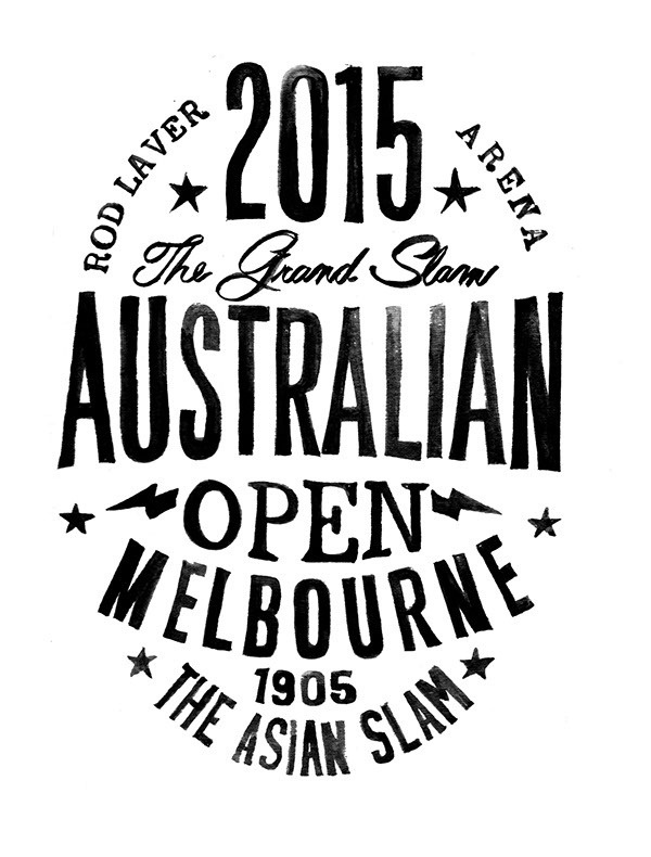 Hand Painted Graphics II on Behance #bw #painted #type #logo #illustration #graphics #hand #typography