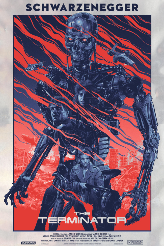 Gabz illustration movie posters #movie #illustration #terminator #postres #film