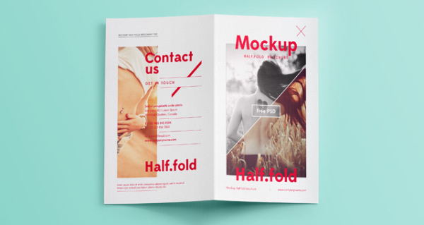 Free Bifold Brochure Mockup