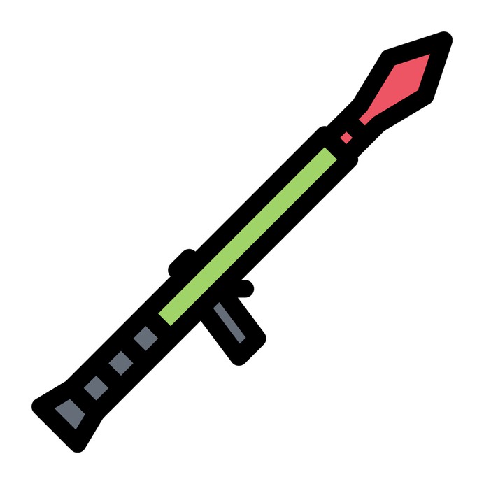 See more icon inspiration related to bazooka, launcher, grenades, launchers, miscellaneous, army, arms, weapons and weapon on Flaticon.
