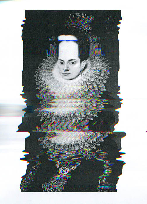 queenz #graphic #glitch #static