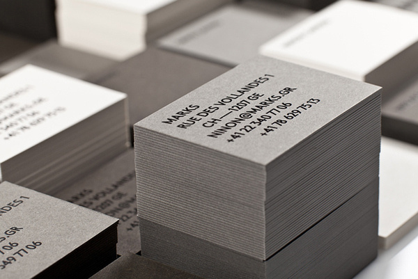 Marks by Marks #business #card #stamp #foil