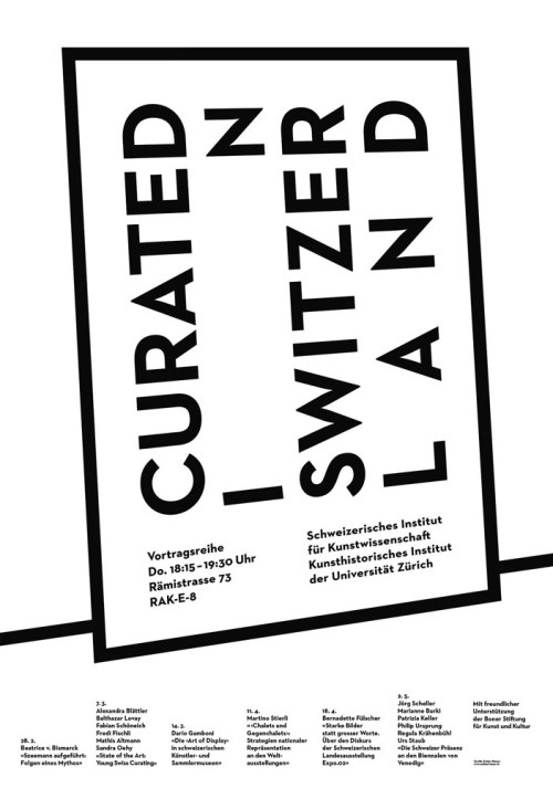 Curated in Switzerland