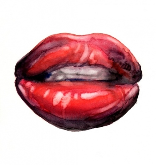 Mud Illustration #lips