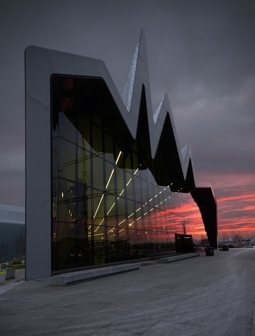 CJWHO ™ (Riverside Museum by Zaha Hadid Architects |...) #riverside #museum #hadid #architects #design #zaha #photography #architecture #reflection