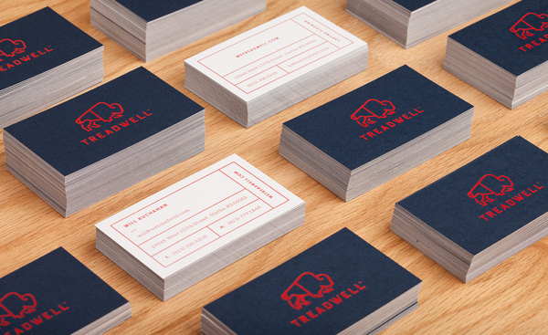 Treadwell on Behance #card #business