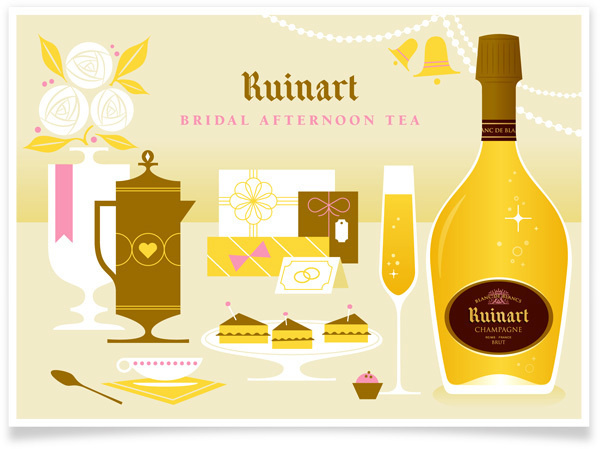 Eight Hour Day » Ruinart Champagne Illustrations #illustration