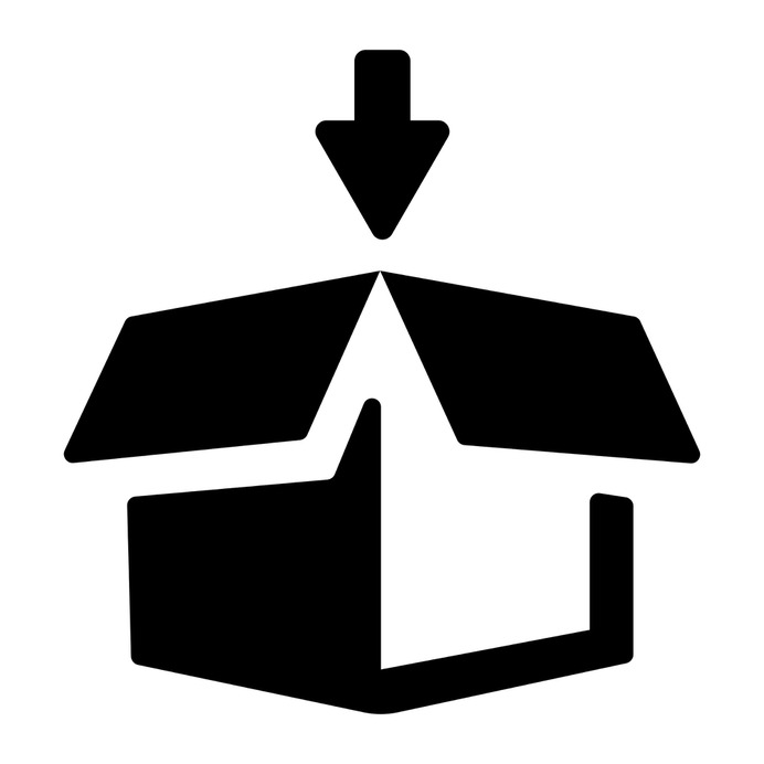 See more icon inspiration related to box, pack, package, packing, delivery, boxes, logistics delivery, down arrow, packages and Tools and utensils on Flaticon.