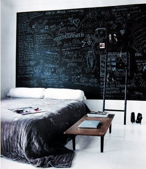 Herrenmagazin #blackboard #bedroom