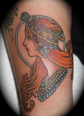 Mucha Inspired #tattoo