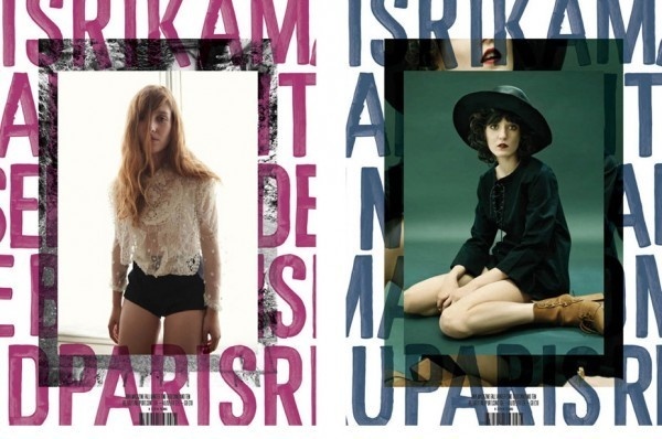 Rika Magazine by NR2154 | Trendland: Fashion Blog #paint #photography #editorial #magazine #typography