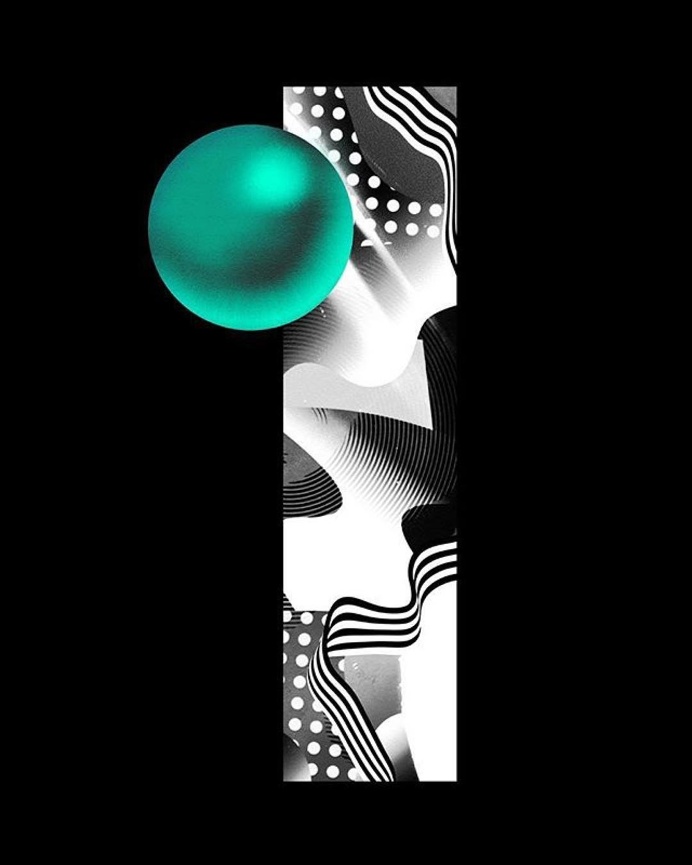 36daysoftype on Instagram: "#1 by @dirtyhans"