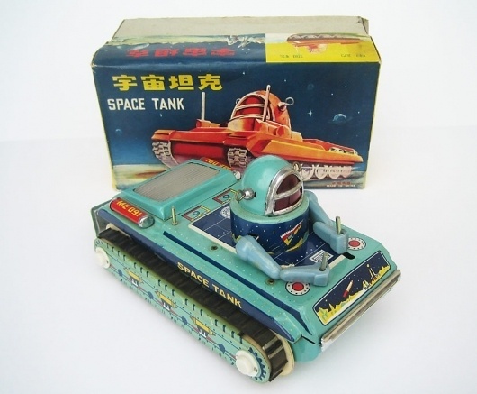 vintage tin space toys
