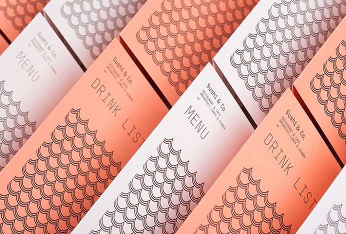 Sushi & Co. by Bond #graphic design #menus #print
