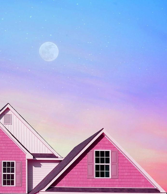 Surreal Minimalism: Candy Colored Instagrams by Marcilea Adinda