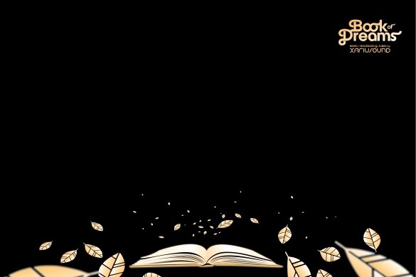 things going up from the ground floating #album #vector #stellar #fantasy #synth #book #cover #art #gold #music #leaves #epic #typography