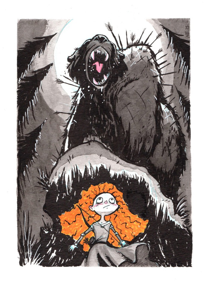 Inktober 2015 Mor'Du by Natesquatch
