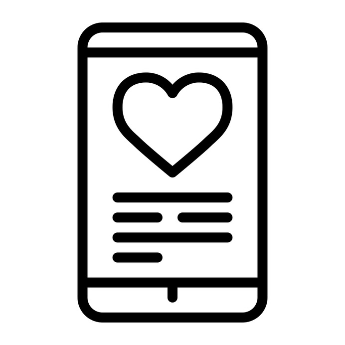 See more icon inspiration related to love and romance, valentines day, touch screen, mobile phone, smartphone, love, cellphone, iphone and technology on Flaticon.
