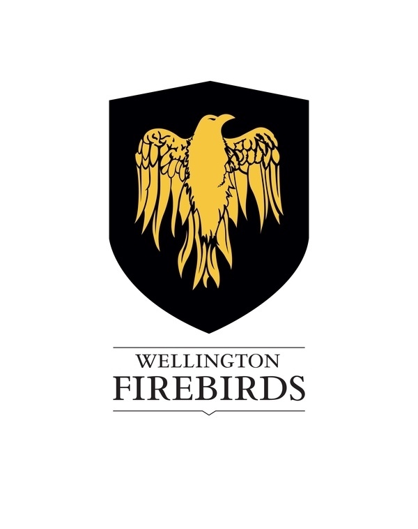 Cricket Wellington on Branding Served #crest #phoenix #bird #shield #logo