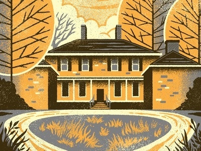 Adena Poster #illustration #house