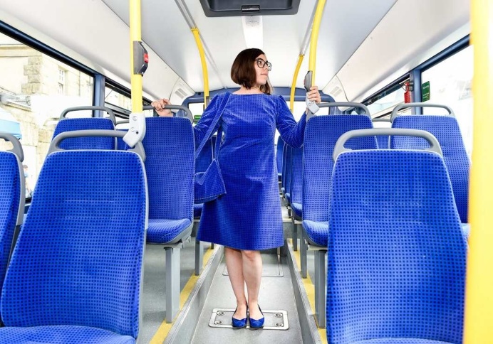 Public Transportation Fabric Series by Menja Stevenson