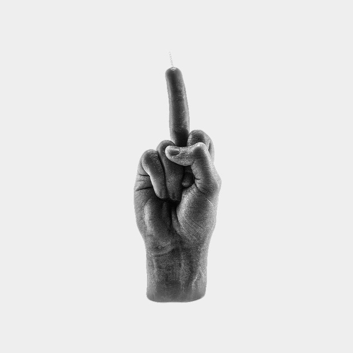 Middle Finger Candle - Cool Material