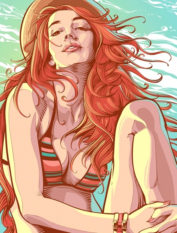 Portraits on Behance #illustration
