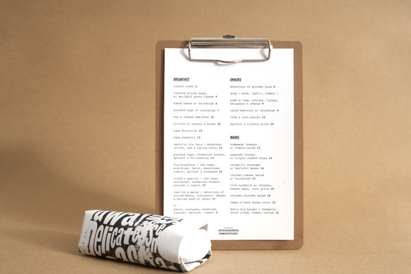 Cafe DAVID TORR #deli #print #design #graphic #wrap #menu #cafe #meat #coffee