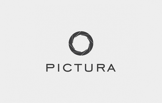 PICTURA on the Behance Network #logo #brand #branding #desing
