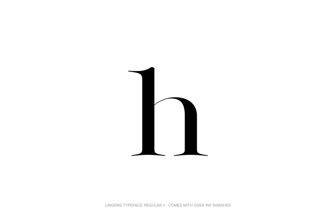 Lingerie Typeface - The Most Advanced Typeface For Fashion And Luxury by Moshik Nadav Typography #Lingerie #Typeface #Fashion #FashionTypogr