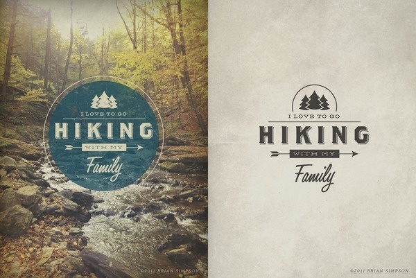 Hiking2 #outdoors #type #vintage