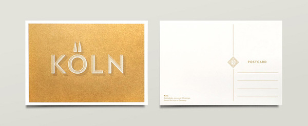 Jono Garrett: Wedding Materials / on Design Work Life #postcard #design #graphic