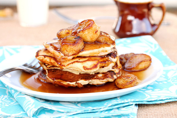 1 double banana pancakes #food