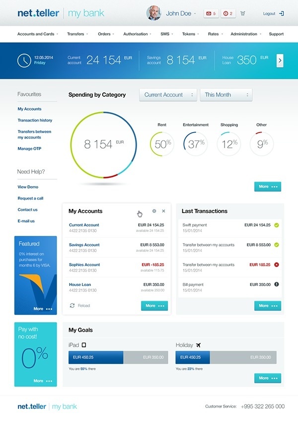 net.teller on Behance #ui
