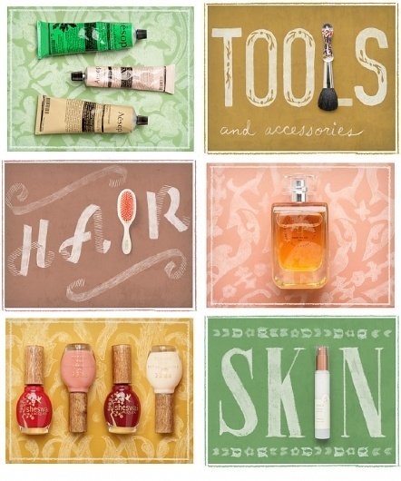 beauty newsletter - Danielle Kroll #danielle #pattern #makeup #drawn #kroll #hand #typography