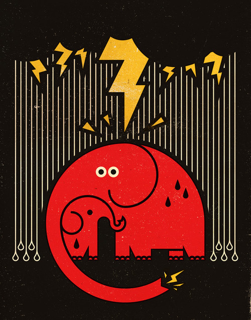 Designersgotoheaven.com Stellar Illustration by KOMBOH(via Flyer Goodness) #graphic