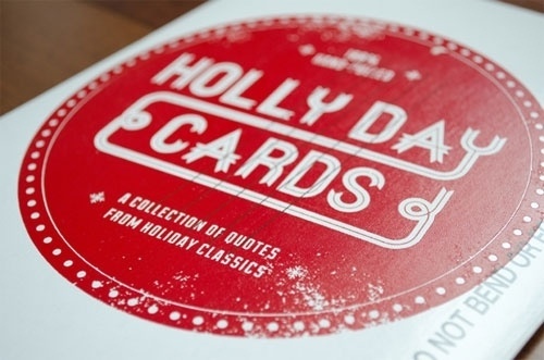 Holly Day Cards | Paper Crave #cards #screenprint #envelope #holiday