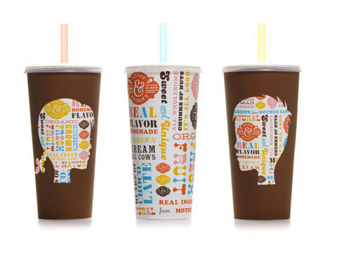 Honey & Mackie's Ice CreamÂ Shop - TheDieline.com - Package Design Blog #cream #ice