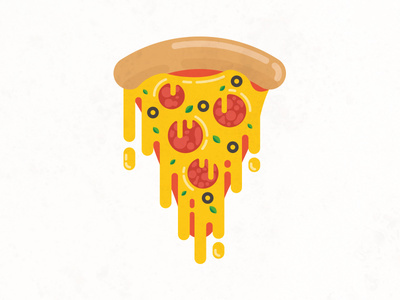 #illustration #pizza