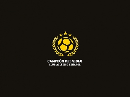 Branding Club Atlético Peñarol on the Behance Network #montevideo #uruguay #bicco #del #fabian #campeon #siglo #pearol