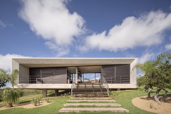 concrete house
