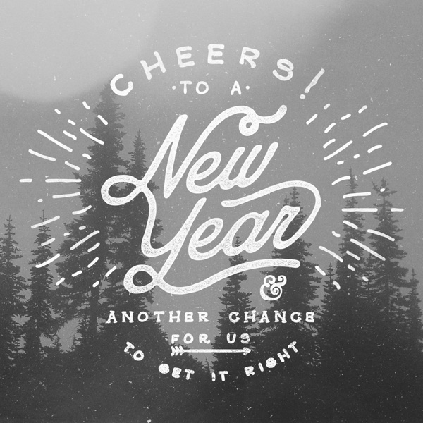 Cheers to the New Year on Behance, Noel Shiveley #drawn #hand #typography