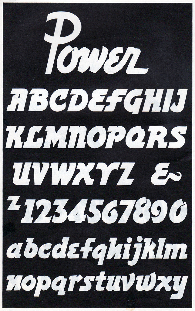 Power Speedball | Flickr - Photo Sharing! #lettering #speedball
