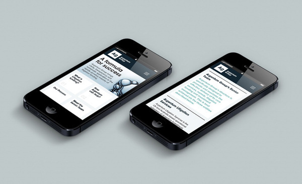 Responsive design - Argentum Group by Ascend Studio #responsive #website #legal #mobile #law