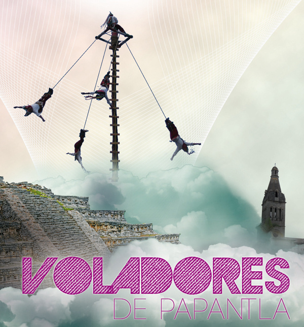 Papantla Flyers/ Voladores de Papantla #edition #photo #ilustracin #artwork #digital #illustration #manipulation #cd
