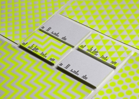 Collate #businesscards #dots #grid #triangles #green
