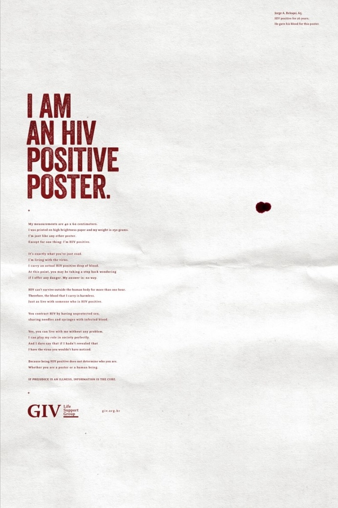 GIV – Poster HIV Positif